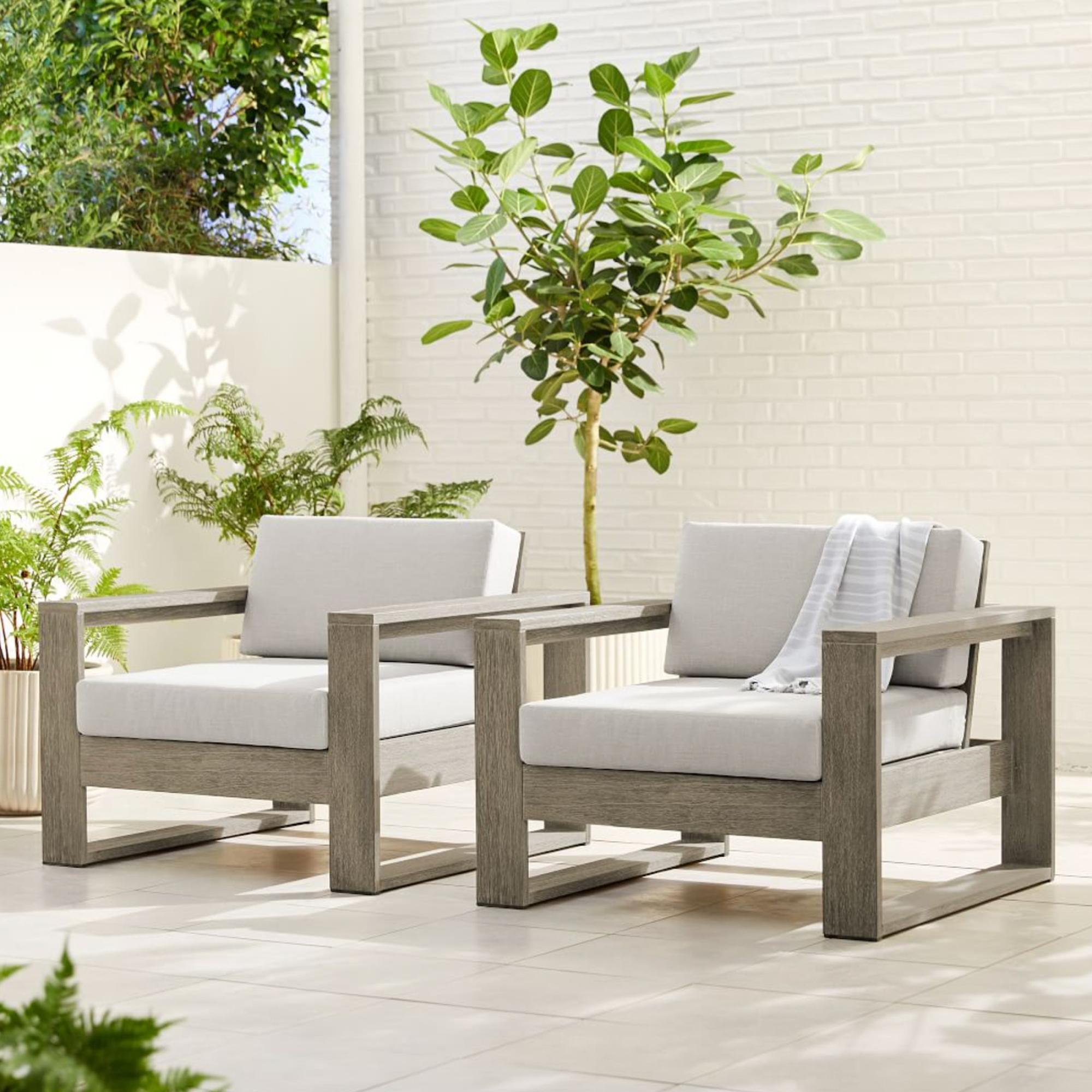 Portside Garden Lounge Chair West Elm UK